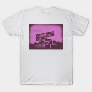 SW Seattle Street & California Avenue SW, West Seattle, WA by Mistah Wilson (Issue143 Edition) T-Shirt